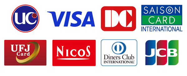 ご利用可能なクレジットカード